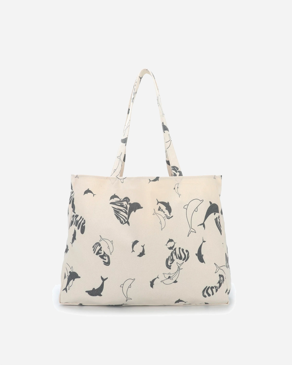 Tote Saga - Dolphins Black/White