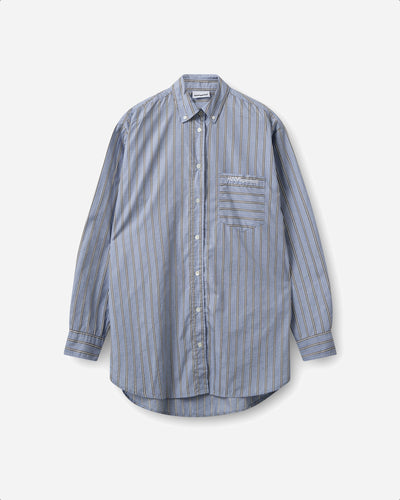 Holiday Shirt - Dark Blue Stripe