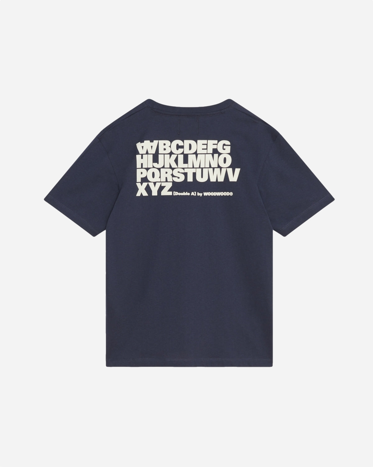 Ace Letter T-Shirt GOTS - Navy