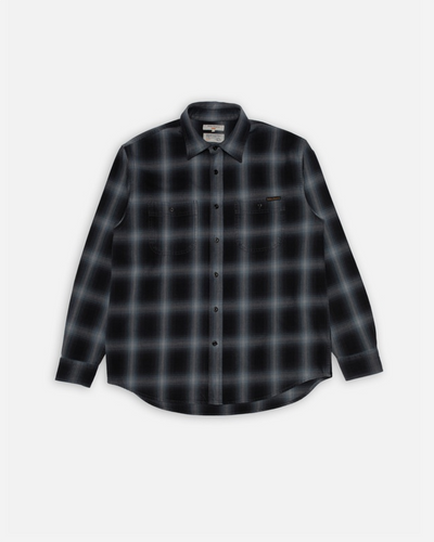 Julian Worker Shadow Check Shi - Black