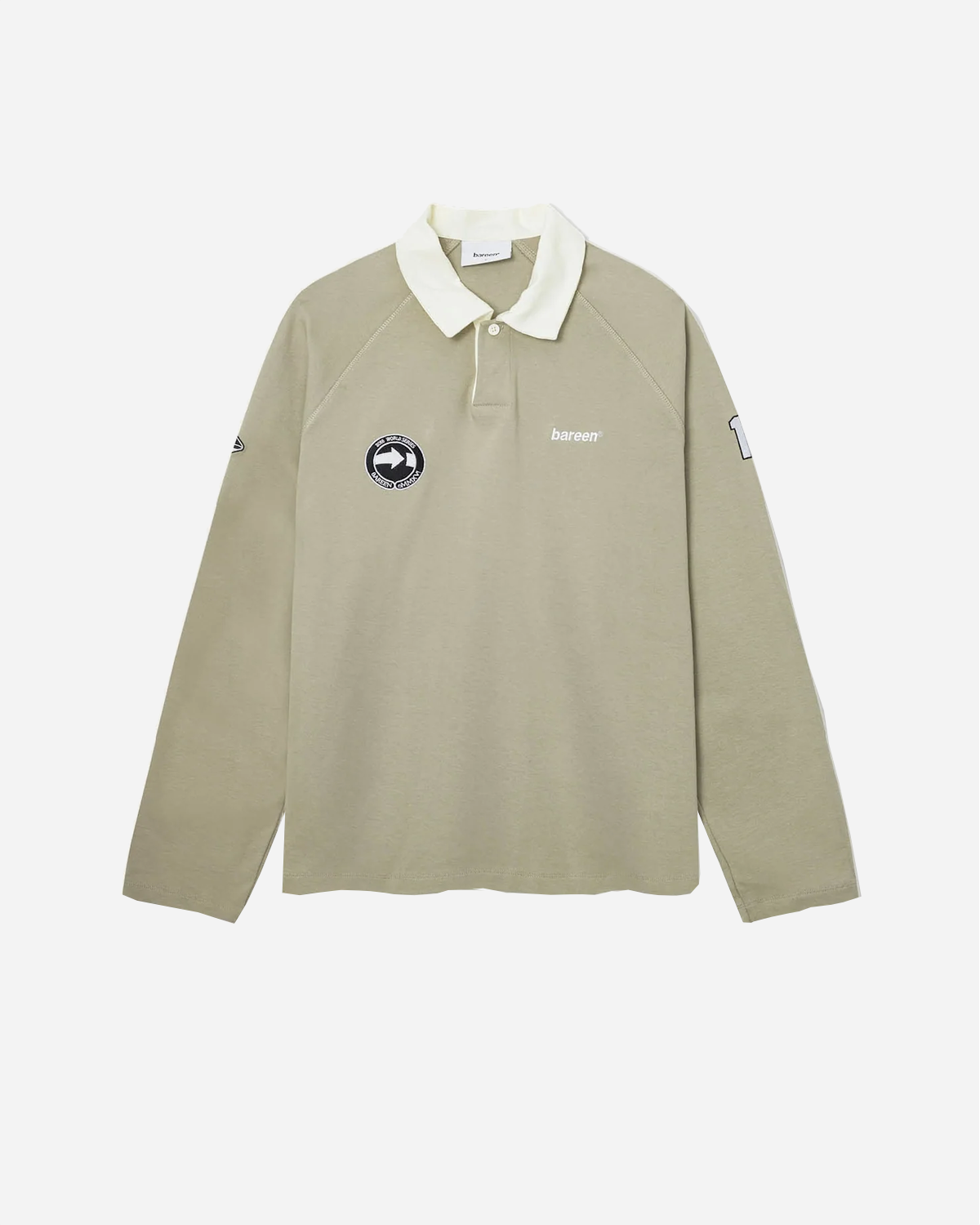 Oversized Polo Long Sleeve - Laurel Oak