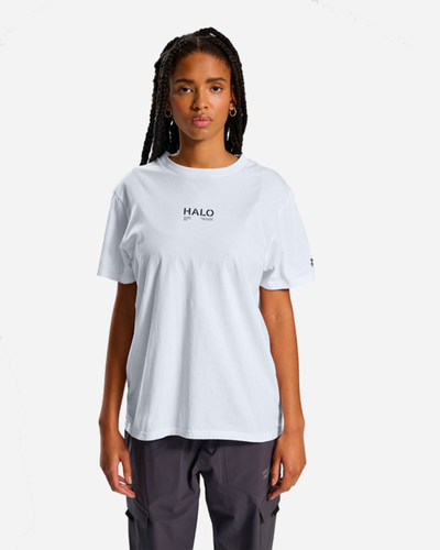 Halo-Baumwoll-T-Shirt - Weiß