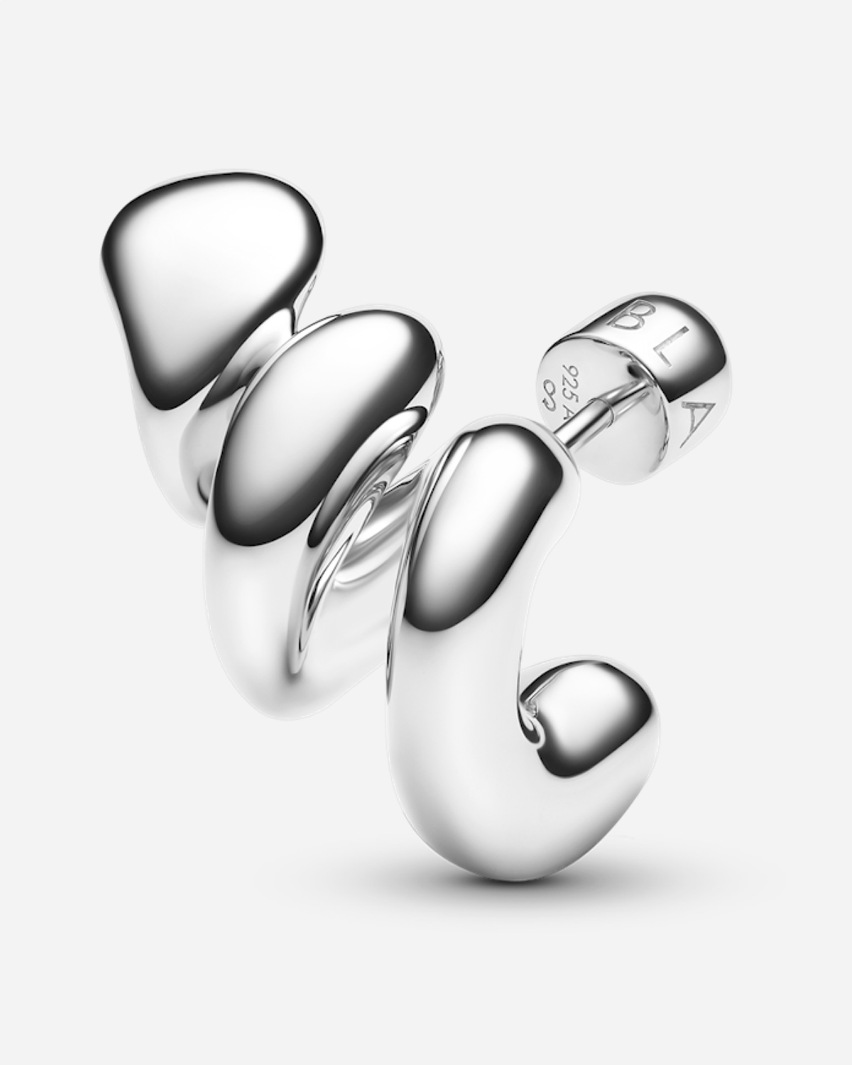 Coil Crawler Earring Right  - Silver