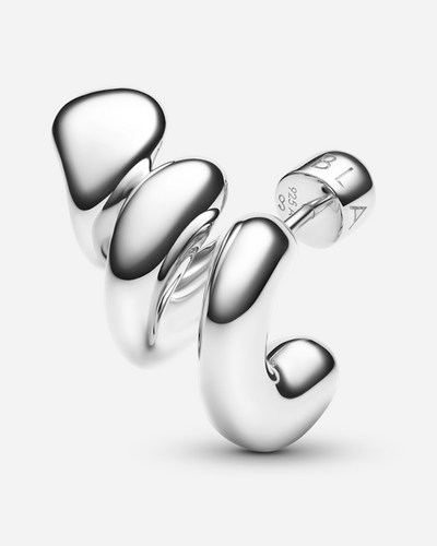 Coil Crawler Earring Right  - Silver