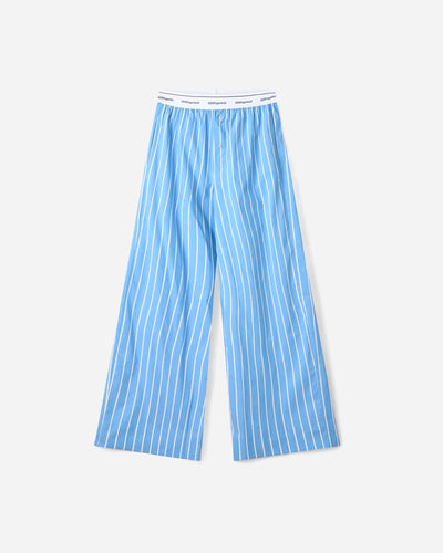 Box Pants - Blue Stripe