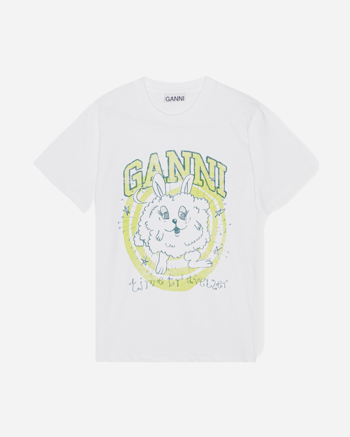 Basic Jersey Bunny Relaxed T-shirt - Bright White