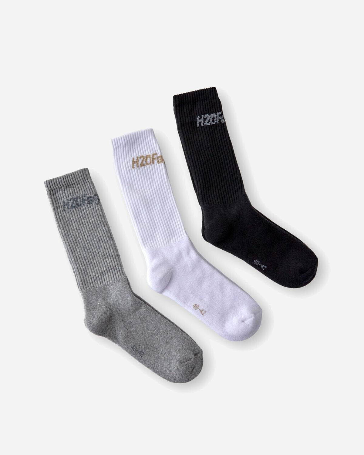 Suck Socks - 3-pack - Black/White/Grey Mel