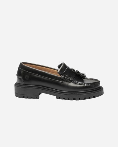 The Edith - Black leather