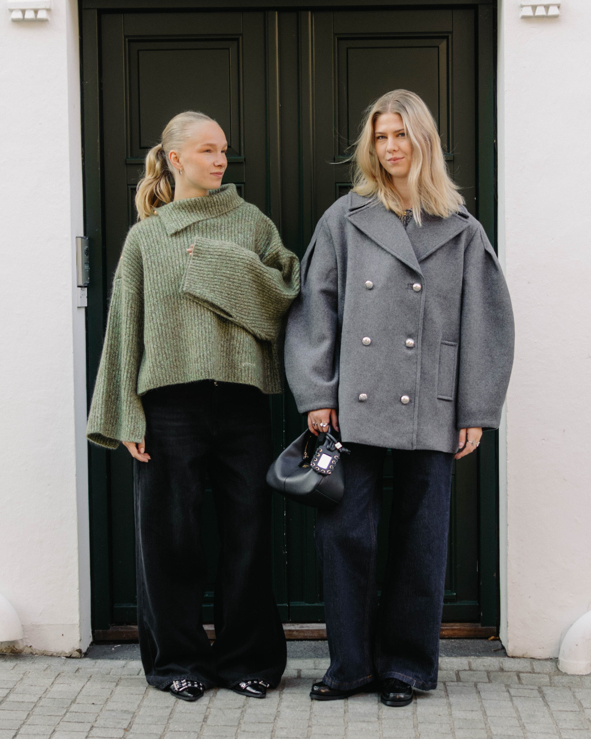 Peacoat Wool Midi Coat - Pewter