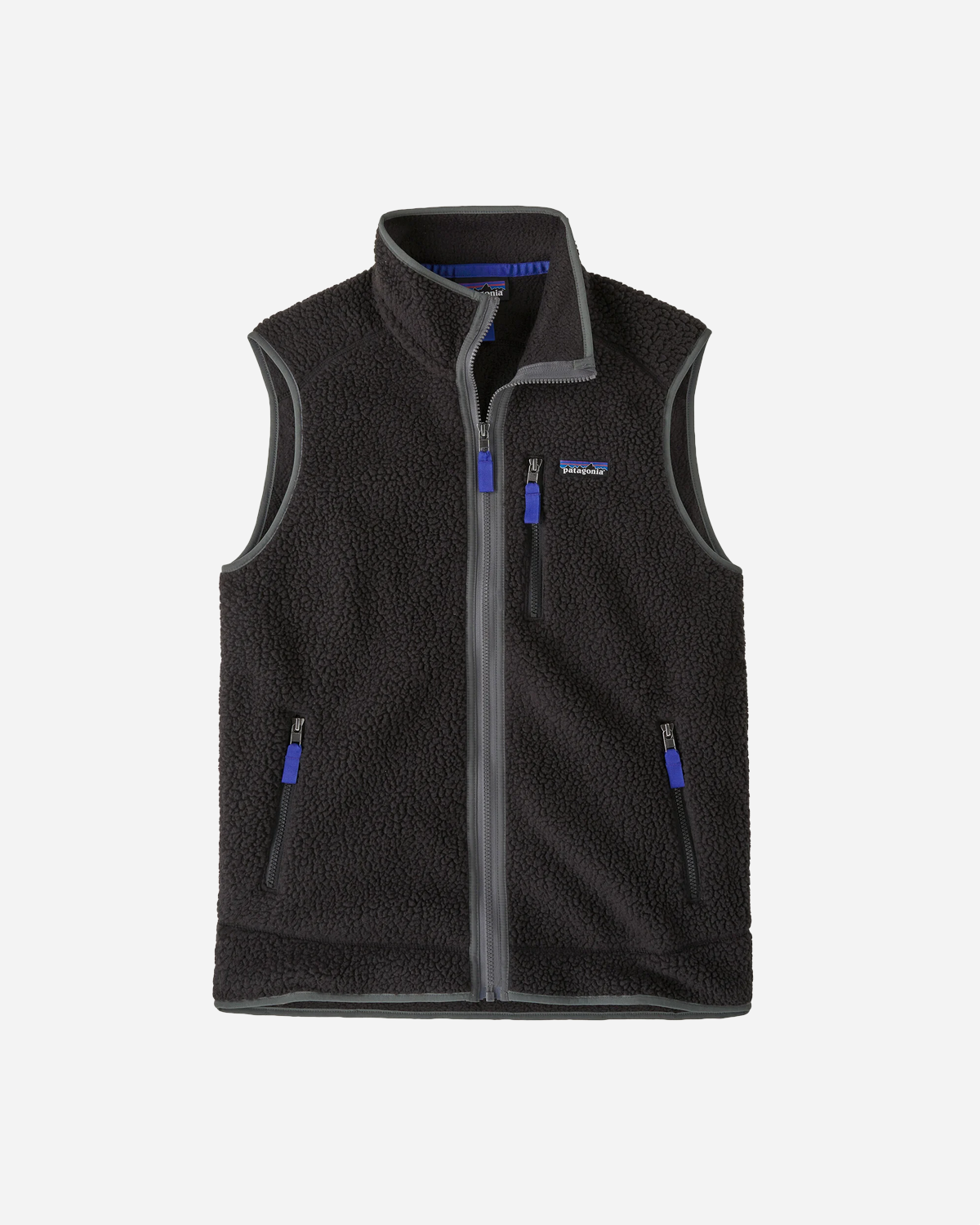M's Retro Pile Vest - Black w/Forge Grey