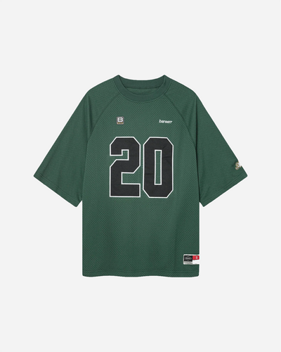 TwoLayer Oversized Mesh TShirt - Trekking Green