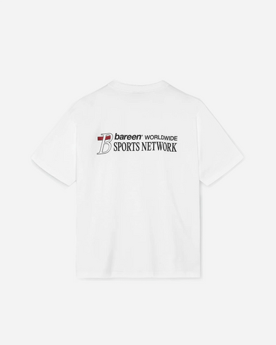 Box Fit T-Shirt Sports Network - White