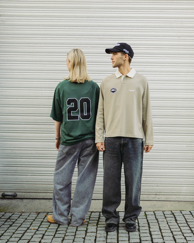 Oversized Polo Long Sleeve - Laurel Oak