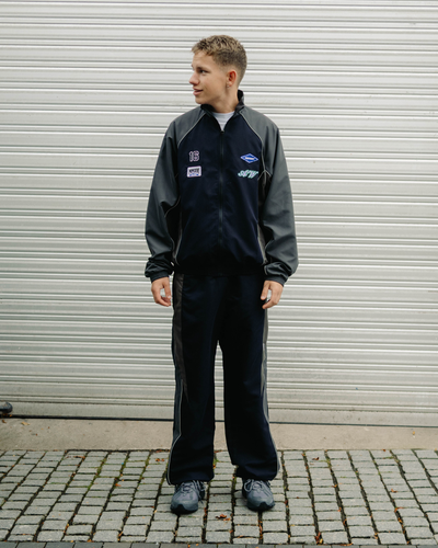 Relaxed Track Pants - TwoTone / Meteorite