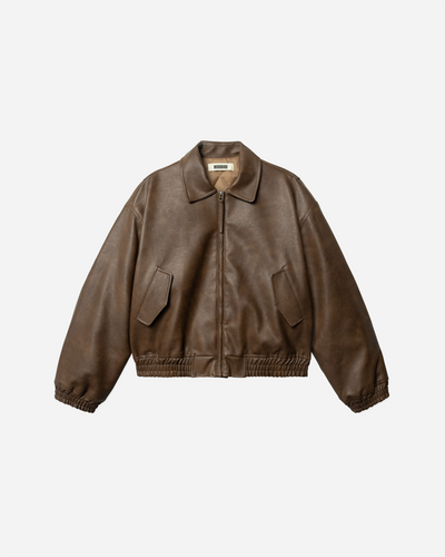 Bue Bomber Jacket - Dark Brown