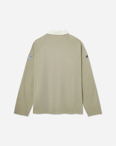 Oversized Polo Long Sleeve - Laurel Oak