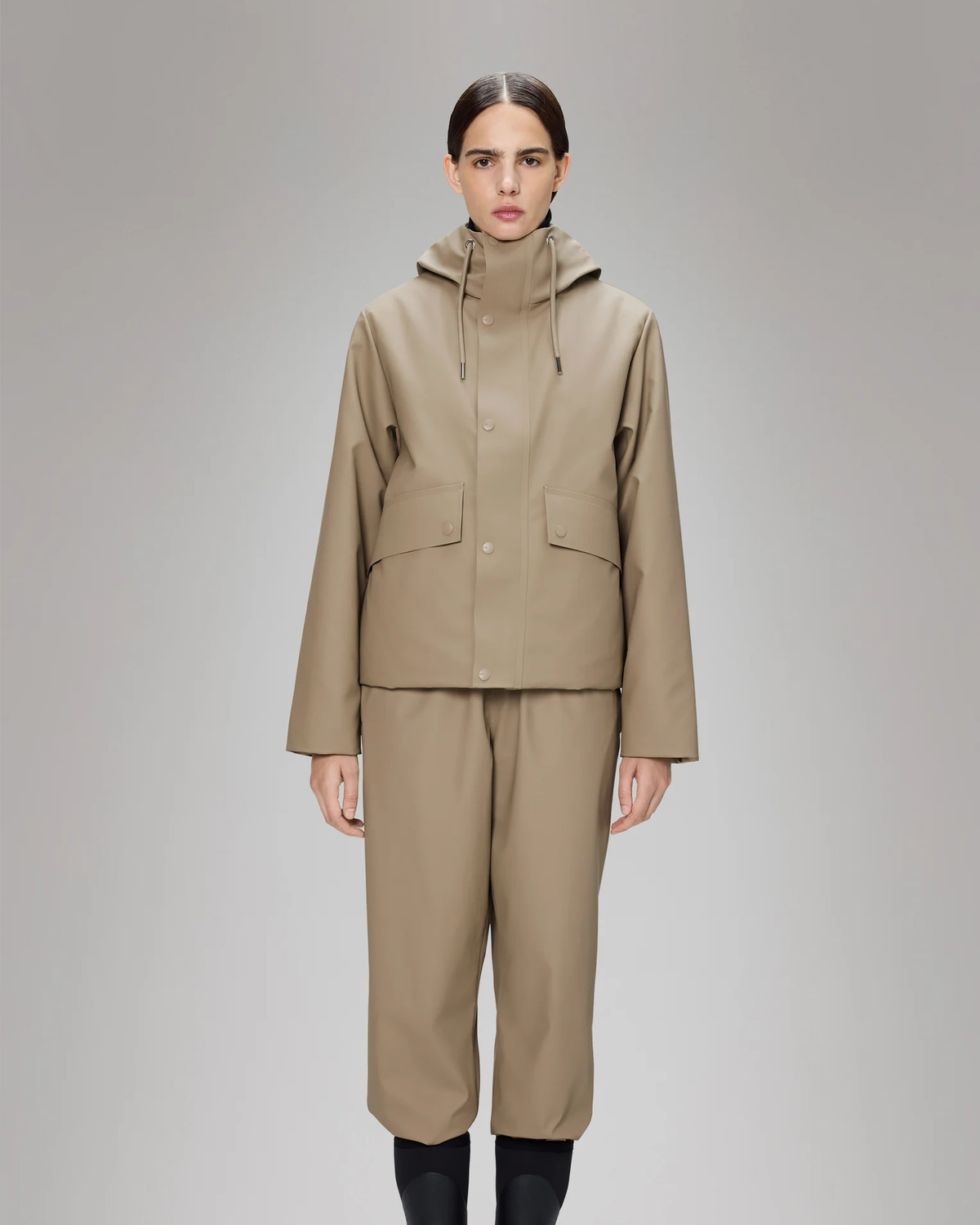 Nome Short W Parka W3T3 - Beige