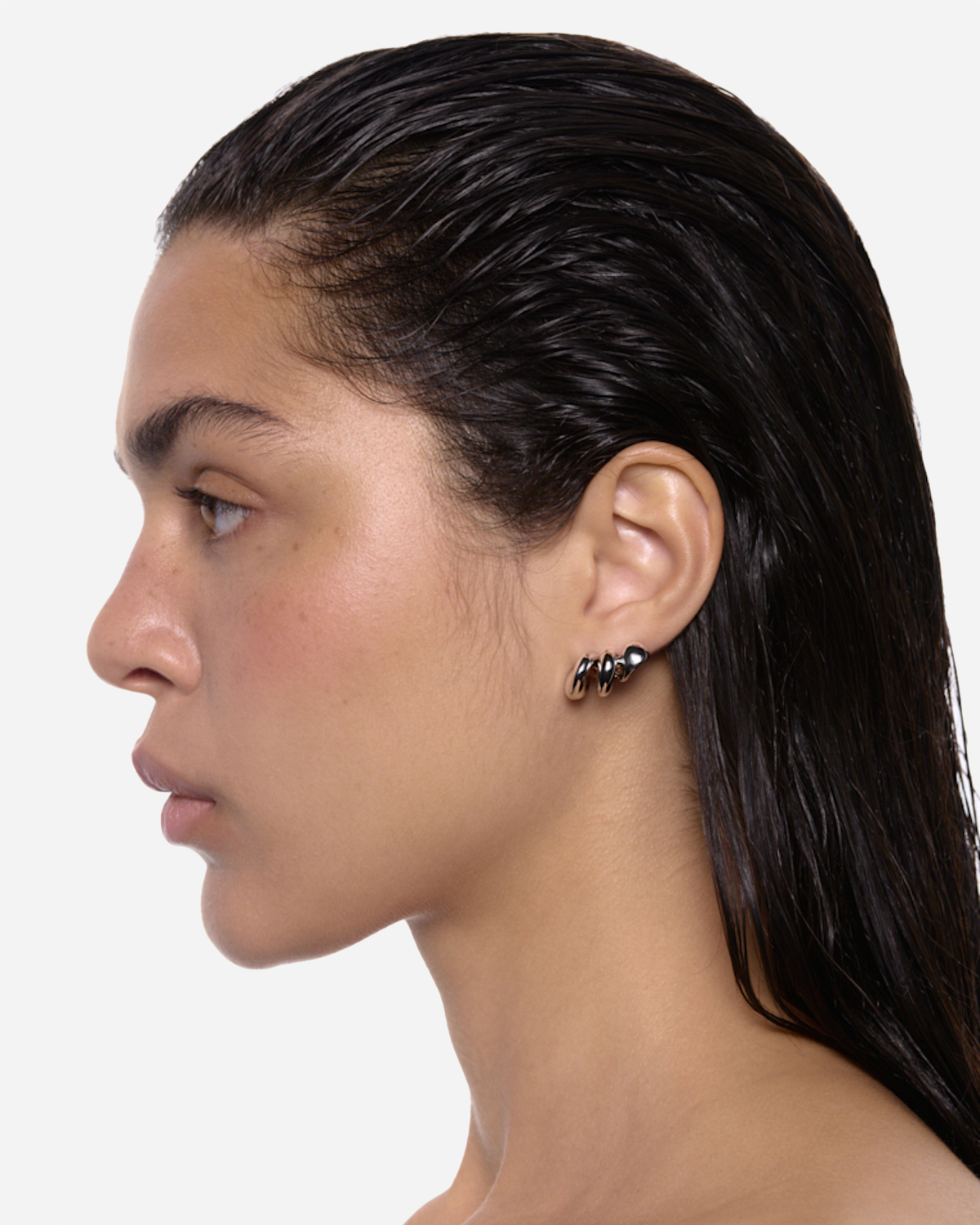 Coil Crawler Earring Right  - Silver