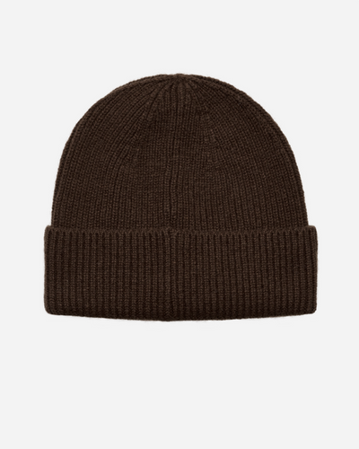 Halo Wool Rib Beanie - Bracken