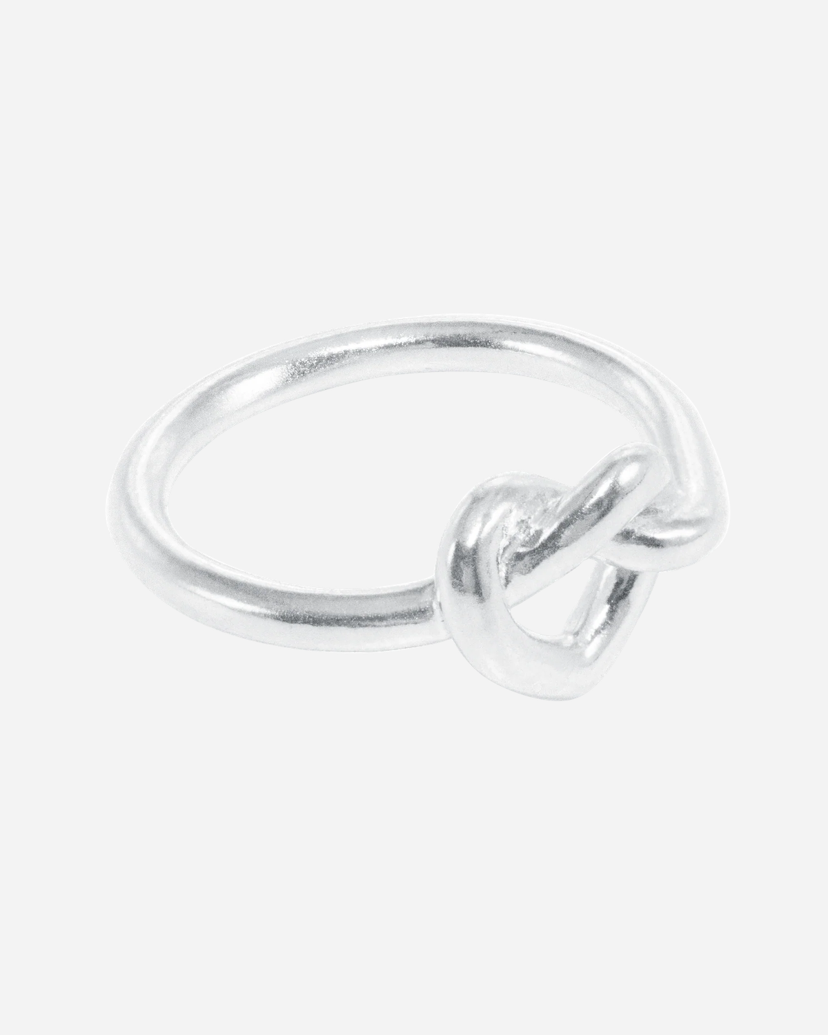 Tied Heart Ring - Sølv