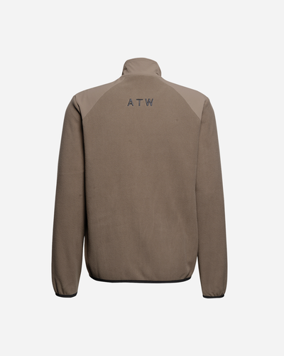 Halo Paneled Fleece Jacket - Chocolate Chip