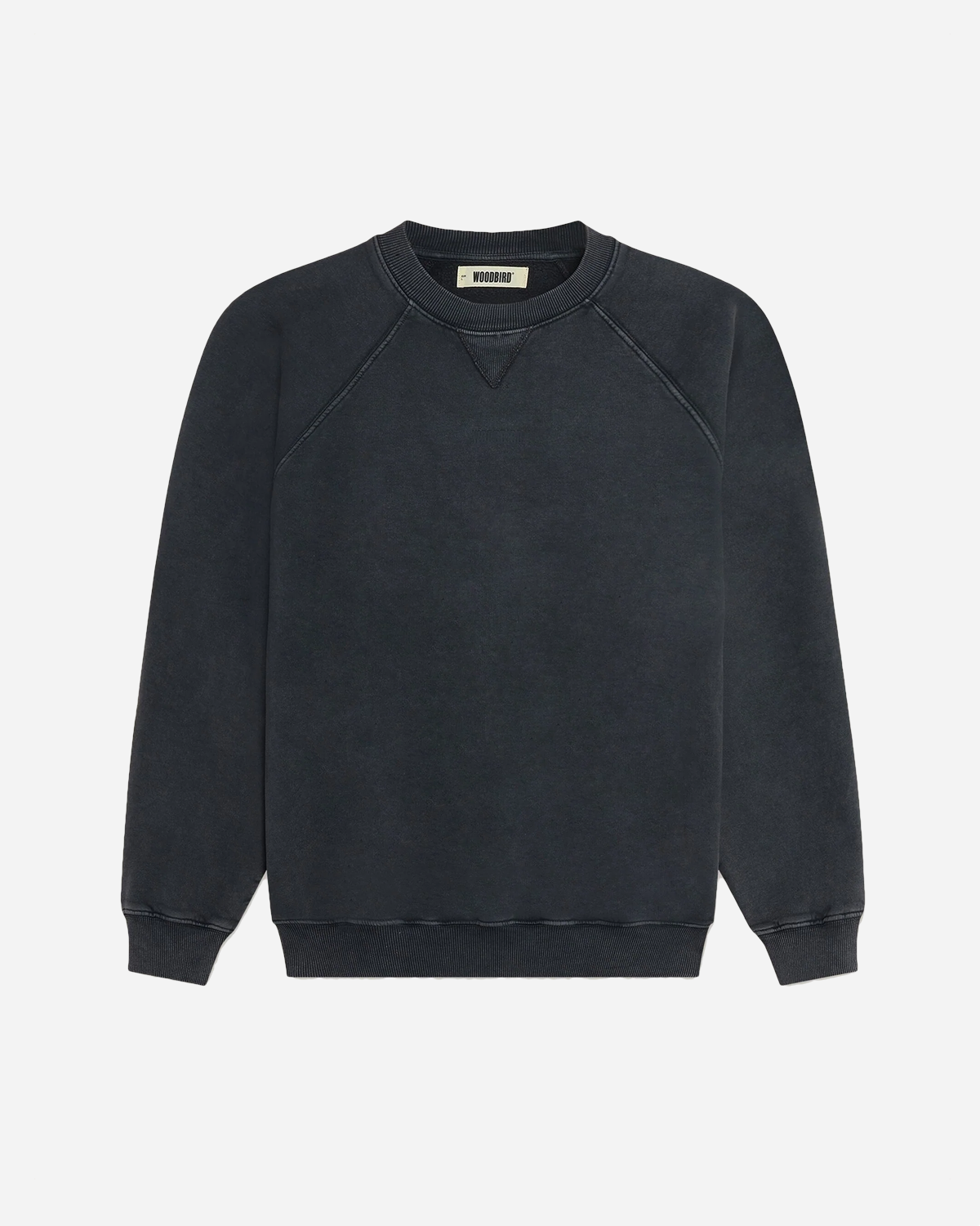 Zhang Washed Logo Crew - Black