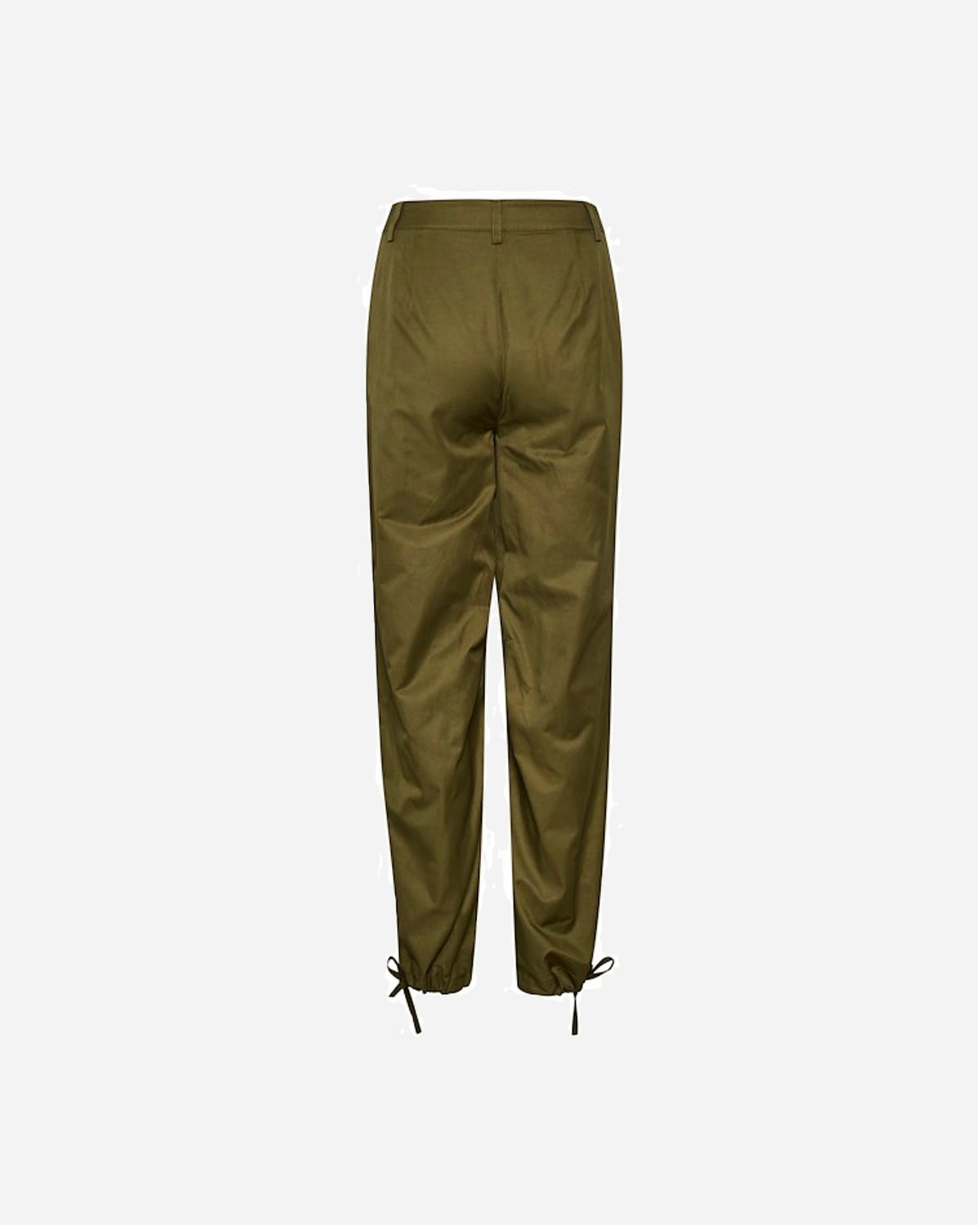 Karla HW Cargo Pants - Military Olive - Gestuz - Munkstore.dk