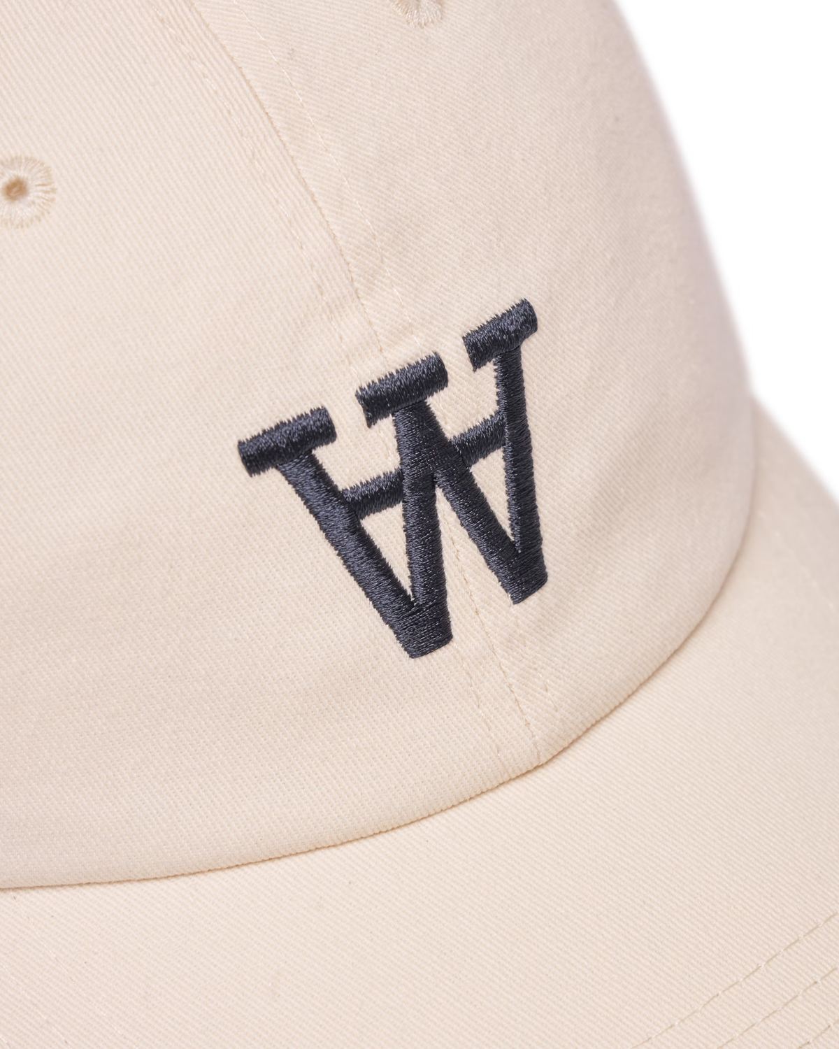 WWEli embroidery cap - Off White