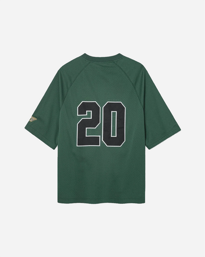TwoLayer Oversized Mesh TShirt - Trekking Green