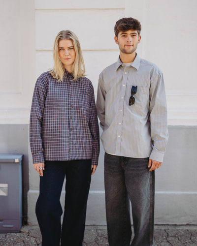 Buzo Striped Shirt - Light Blue