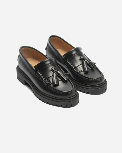 The Edith - Black leather