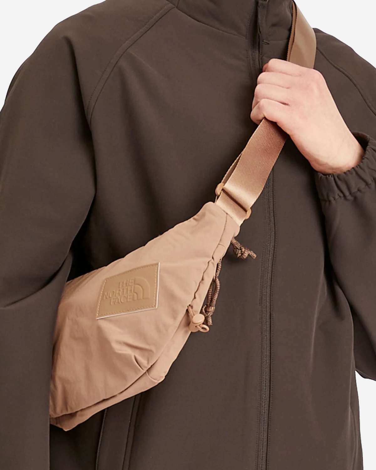 W Never Stop Crossbody - Latte