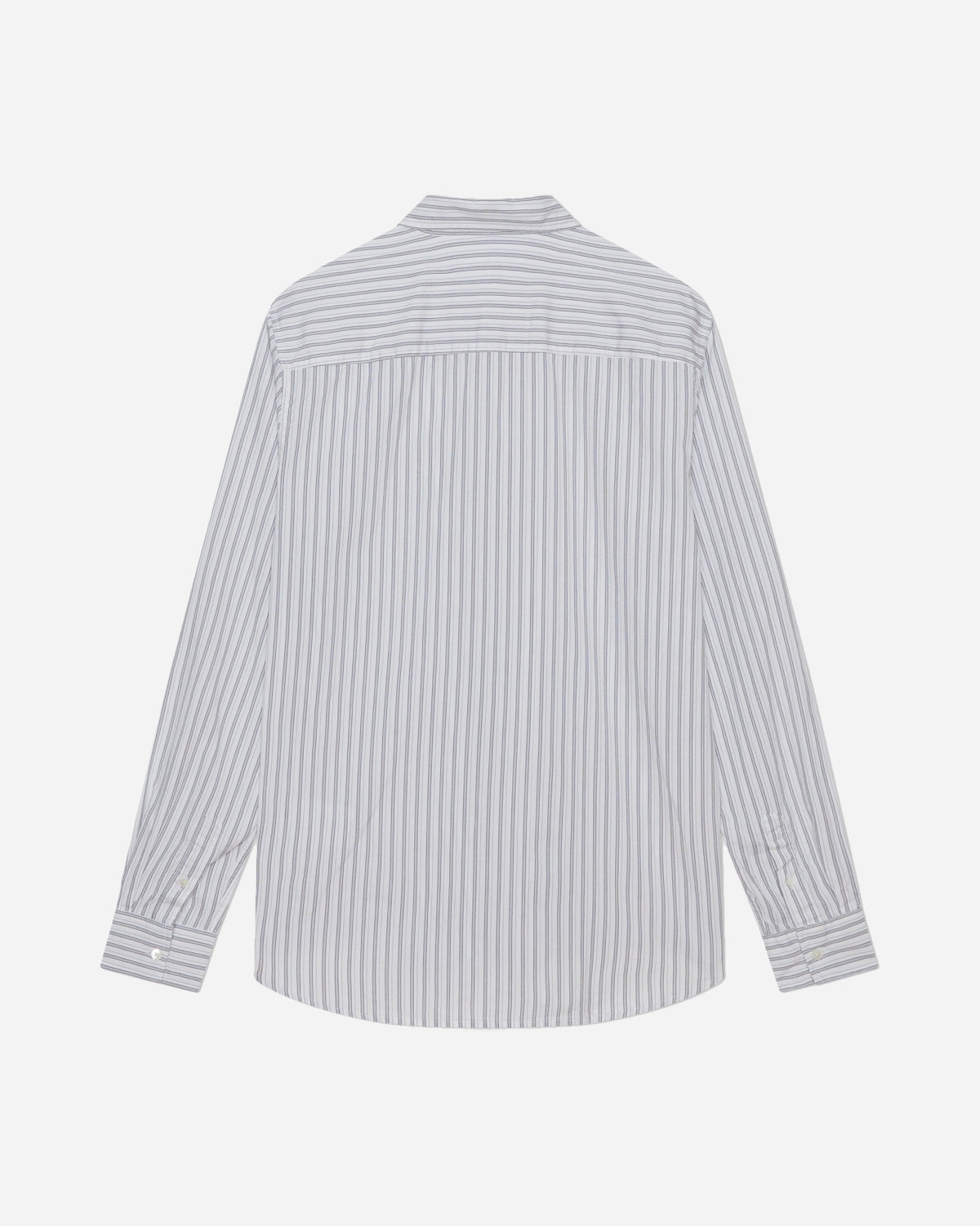 Timothy Paper Poplin Shirt - White Stripes