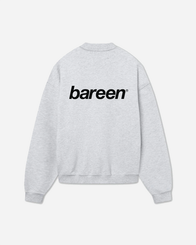 Oversized Crewneck Logo - Cloudy Grey
