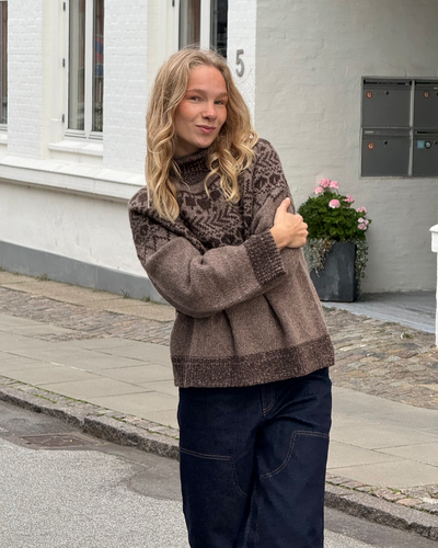 Ciana - Brown Fair Isle