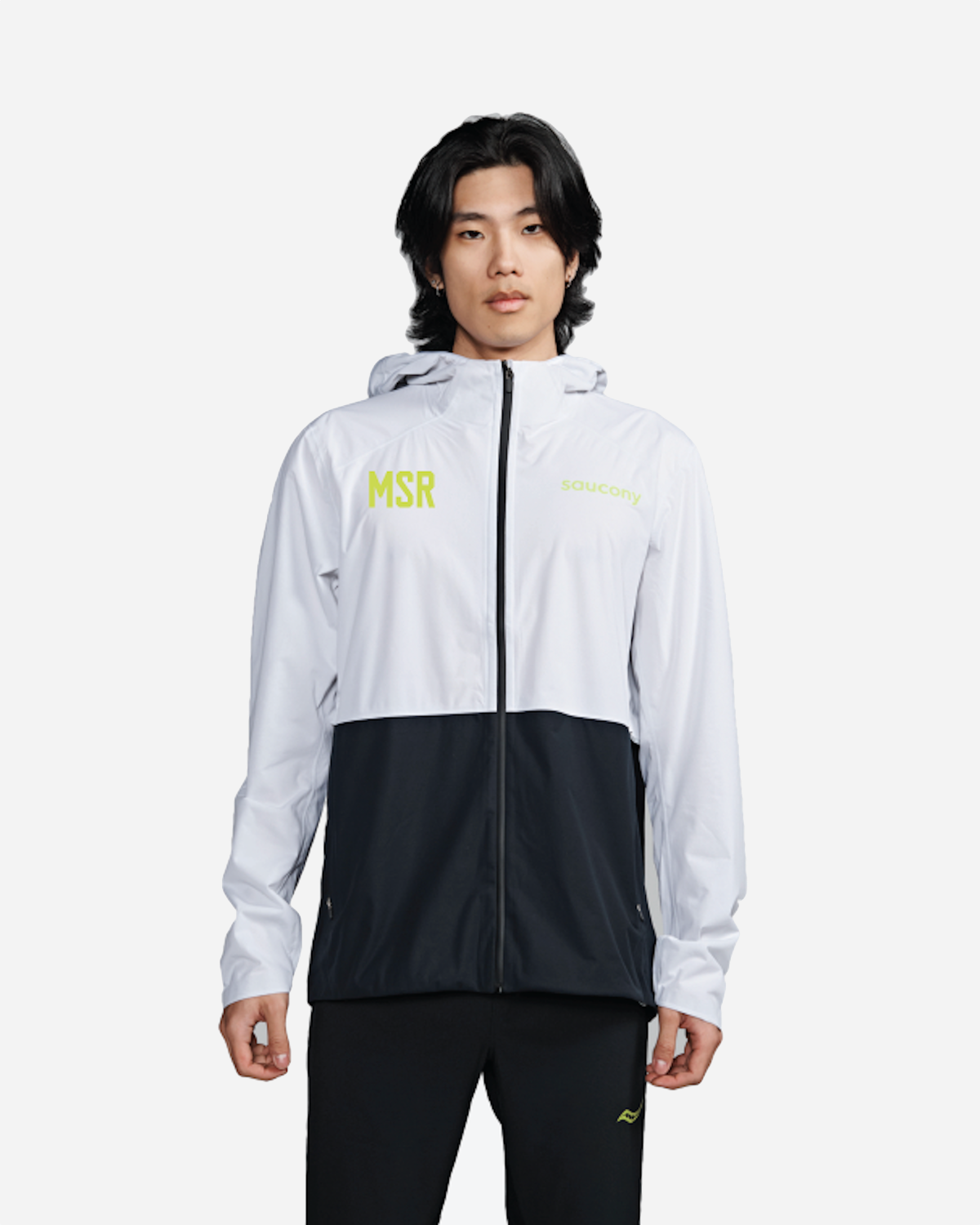Elite Runshield Jacket Men - Black/White