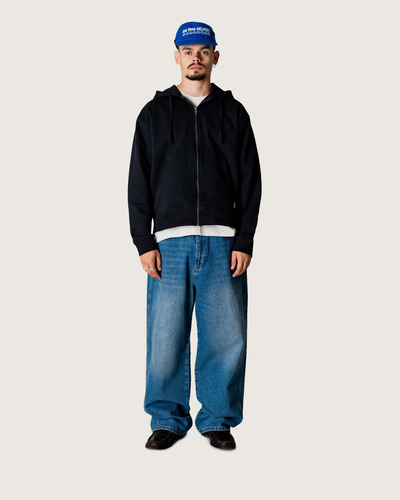 Fuji Base Zip Hoodie - Black