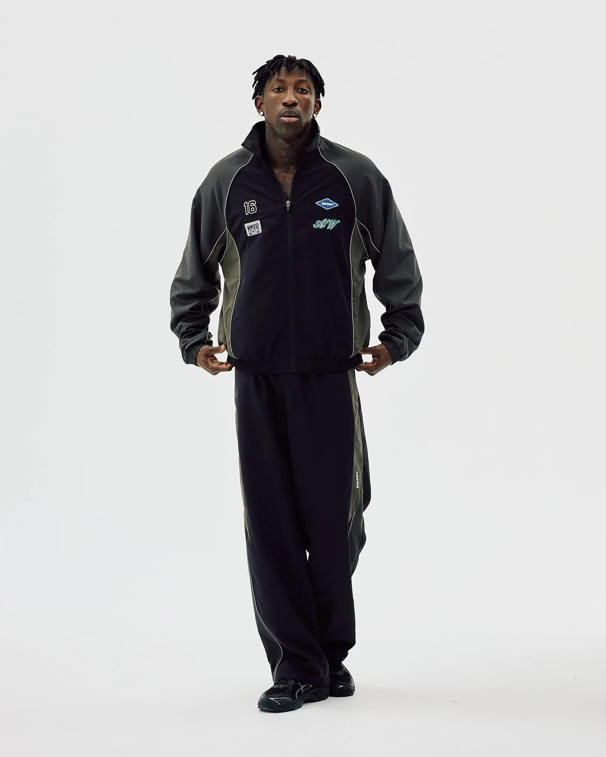 Relaxed Track Pants - TwoTone / Meteorite