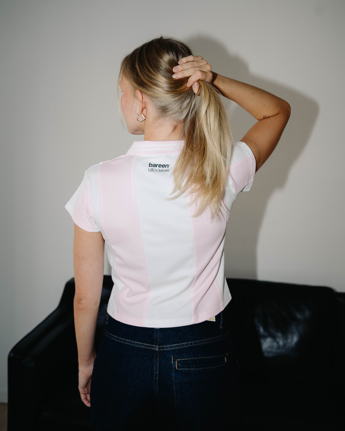 Bareen X (Di)Vision Football Kit Jersey Women - Pink / White