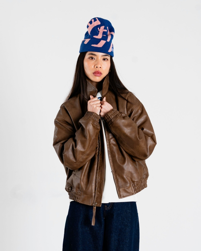 Bue Bomber Jacket - Dark Brown