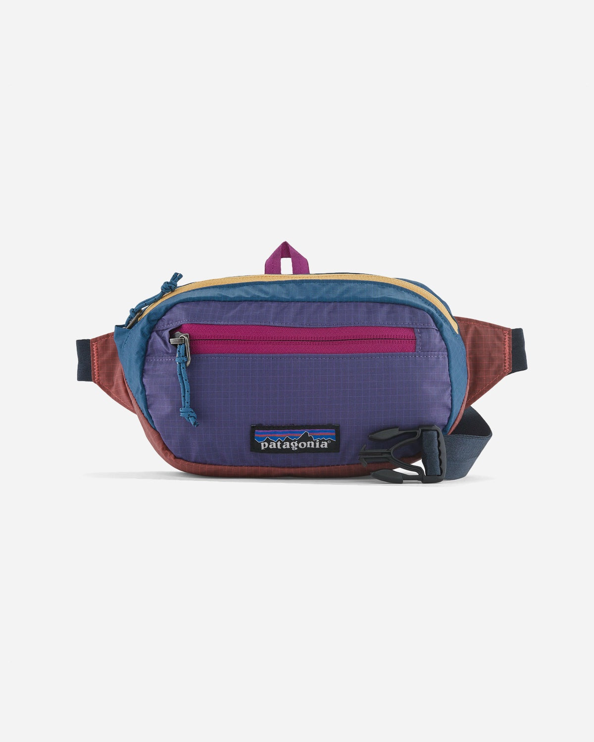 Ultralight Black Hole Mini Hip Pack - Patchwork/Coral - Patagonia - Munkstore.dk