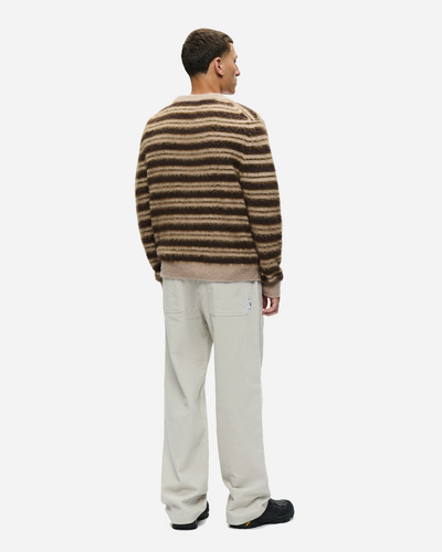 WWEnker Crewneck - Greige stripe