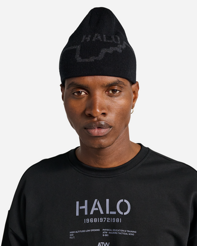 Halo Logo Beanie - Black
