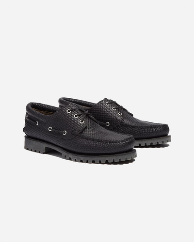 Auth Boat Shoe - Black Full Grain W Dark Brown