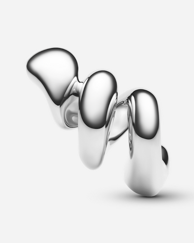 Coil Crawler Earring Right  - Silver