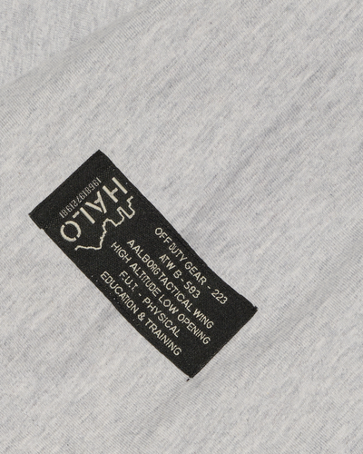 Halo Uniform Boxy Crew - Light Grey Melange