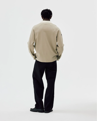 Oversized Polo Long Sleeve - Laurel Oak