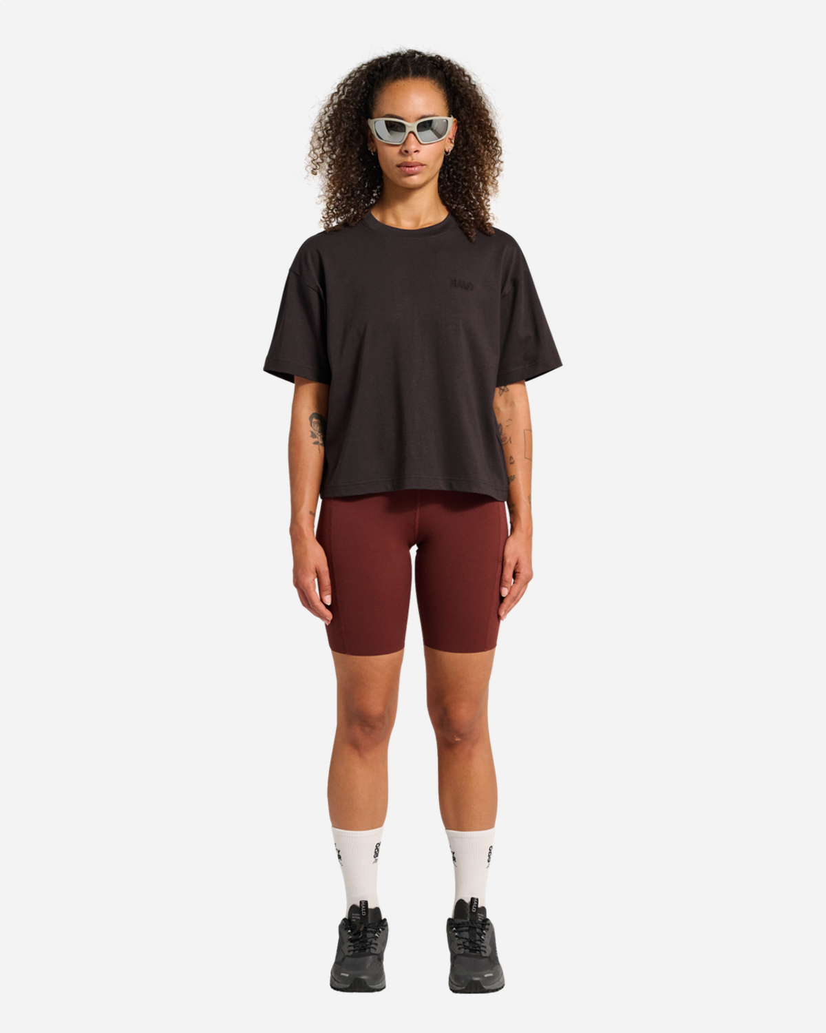 Halo Women Logo T-shirt - Chocolate Torte