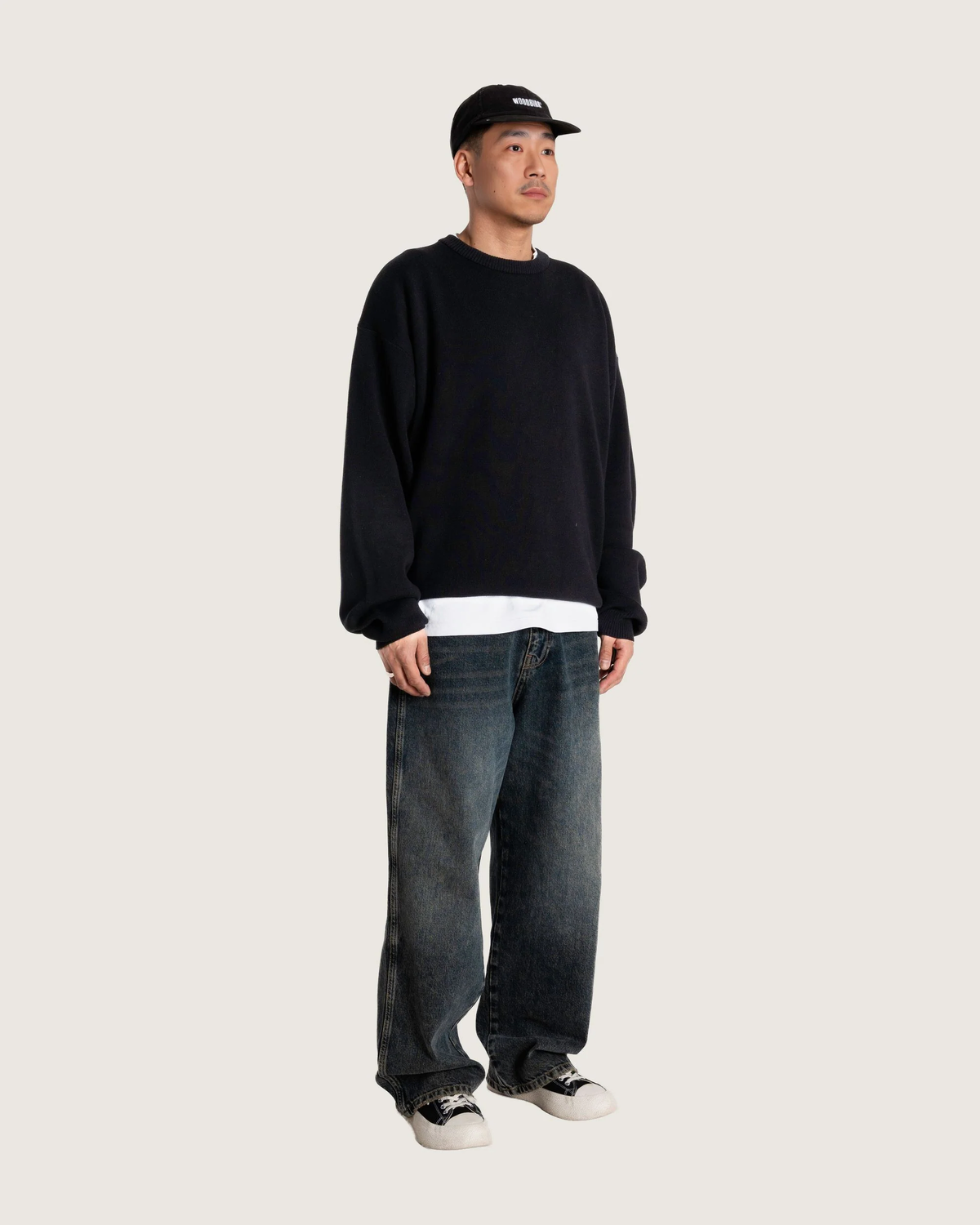 Kurt Wobbly Crew - Black