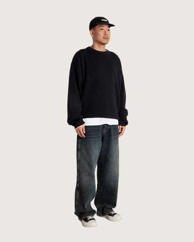 Kurt Wobbly Crew - Black